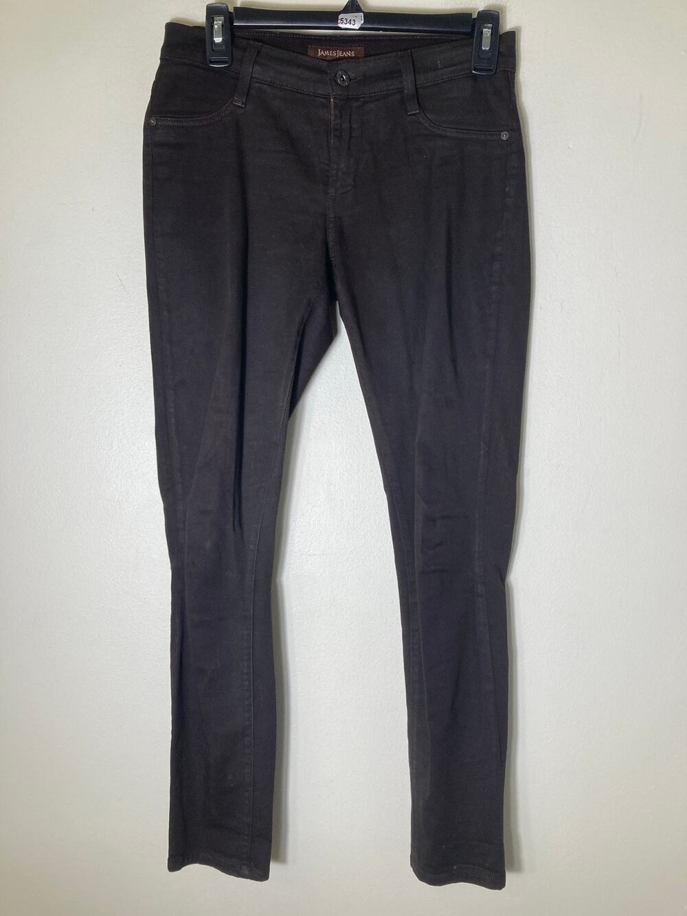 James Jeans Chocolate Twiggy Jean Style Pants Sz 27